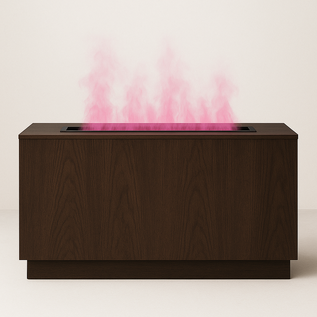 Base Decorativa para Chimenea de Vapor 70 cm | Alto Impacto Visual
