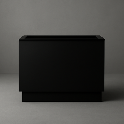 Base Decorativa para Chimenea de Vapor 200 cm | Escenografía de Lujo sin Fuego